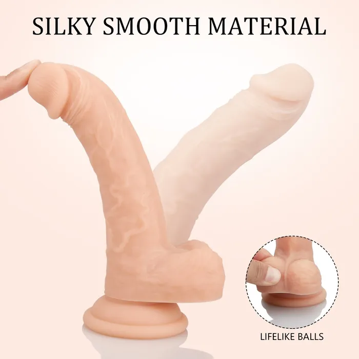 Female Sex Toys mysite Soft Realistic Suction Cup Dildo