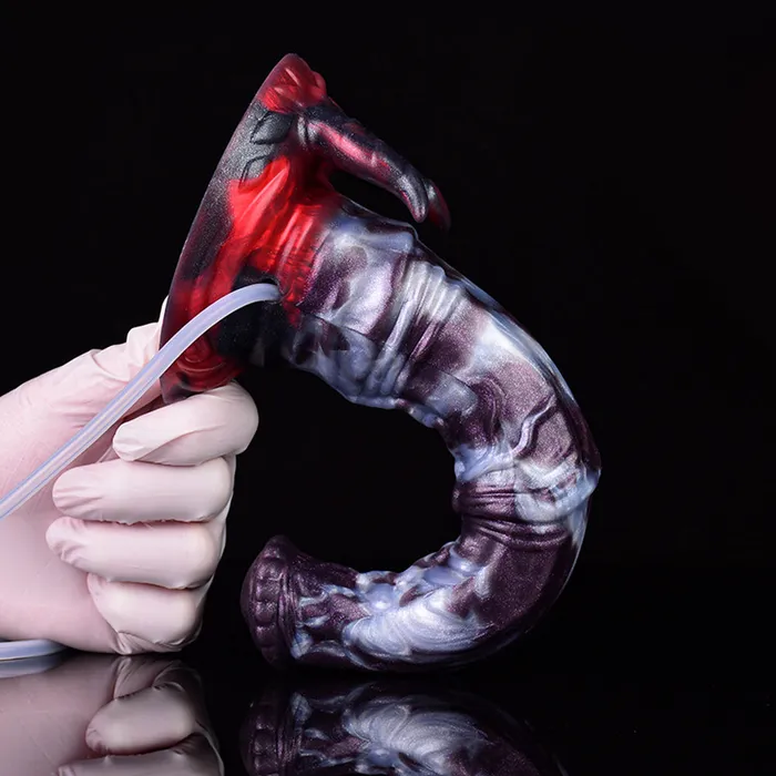 Female Sex Toys sex toys Ejaculation Dragon Demon Horn Silicone Fantasy Dildo