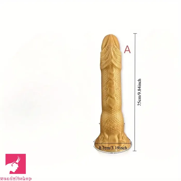 Female Sex Toys Weadultshop 748in 984in DragonShaped Large Golden Dildo SM Pleasure Sex