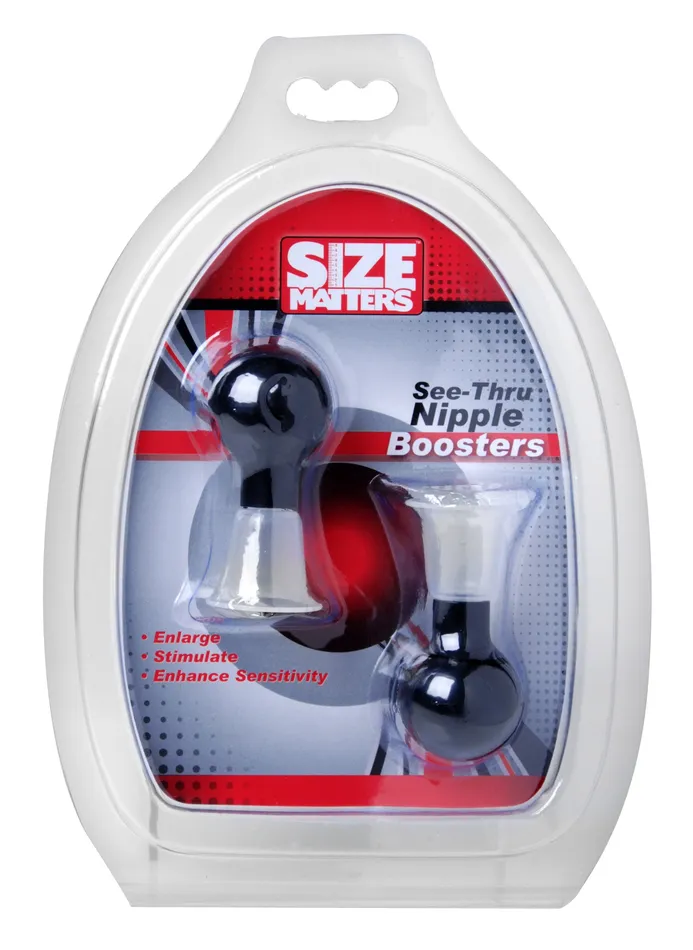 Female Sex Toys Xr Brands Size Matters SeeThru Nipple Boosters Enhance Playtime Fun with Gentle Suction