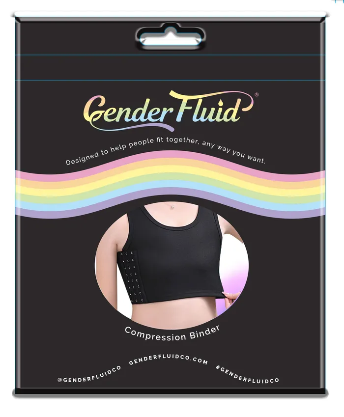 Gender Fluid Chest Compression Binder Xlarge Black Voodoo Toys Anal Gender Fluid Chest Compression Binder Xlarge Black Voodoo Toys Anal