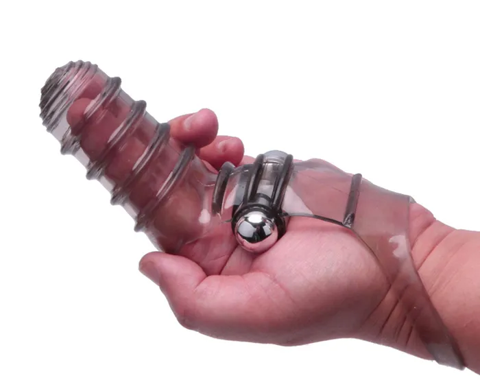 Icon Brands Female Sex Toys Magic Finger Vibe Ribbed Flexible Fun for Playful Adventures