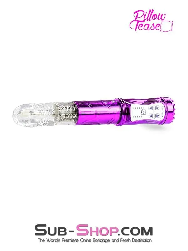 Male Sex Toys Moonwell 2207M Soft Vibrator with Rotating Beads and Vibrating Anal Tail LAST CHANCE Final Closeout