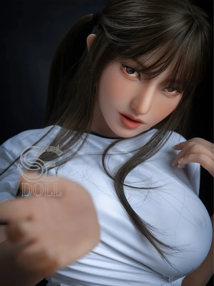 Male Sex Toys SE Doll F2218157cm5ft135kg Piper H Cup TPE Sexy Big Breasted Cute Brunette Chinese Girl Love Doll SE Doll