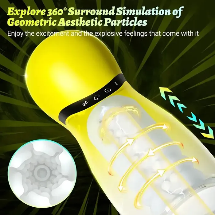 Male Sex Toys Weadultshop 3 Squeezing 3 Thrusting 10 Vibration Modes Automatic Masturbator