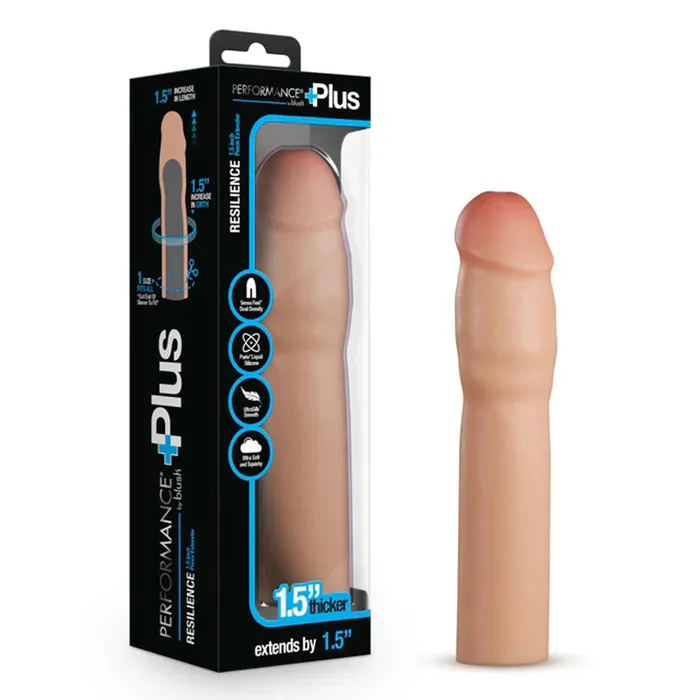 Performance Plus 15 Inch Silicone Penis Xtender Beige Blush Anal