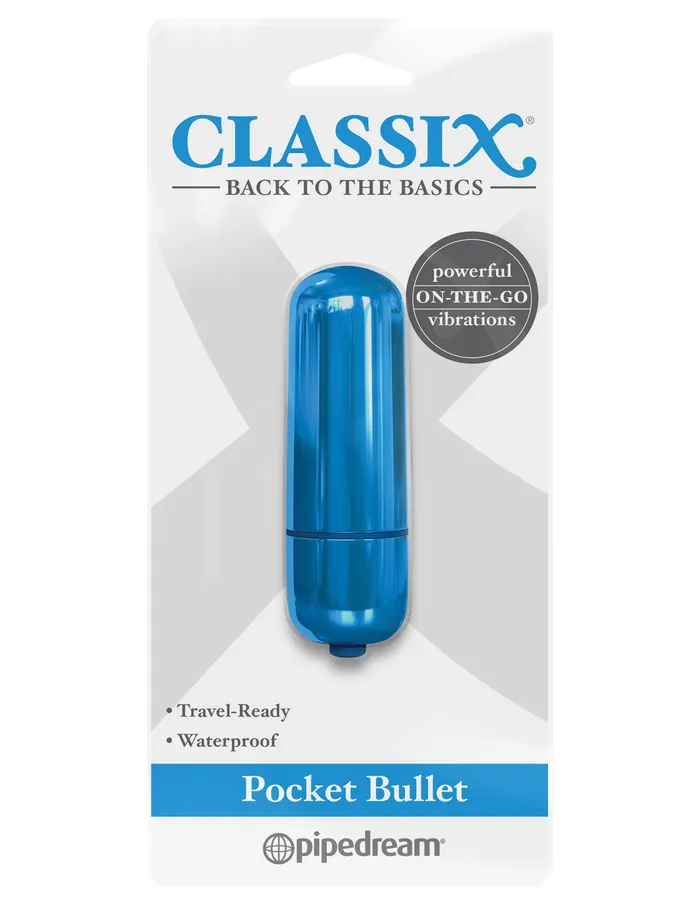 Pipedream Female Sex Toys Mini Magic Bullet Tiny Vibrator for Fun and Secret Adventures