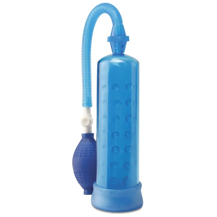 Pump Worx Silicone Power Pump Blue Pipedream Male Sex Toys